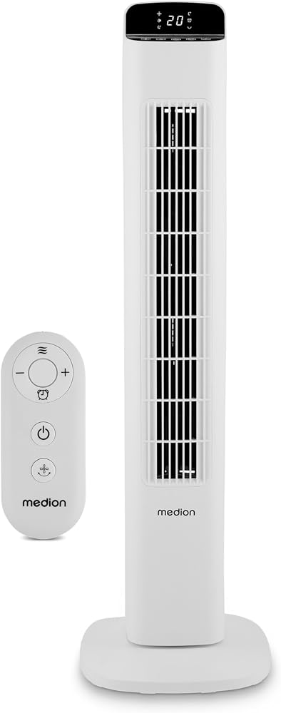 MEDION Turmventilator mit Fernbedienung